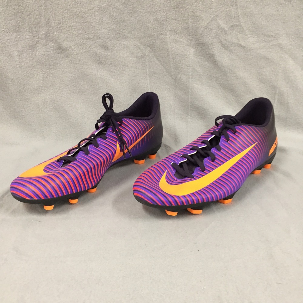 Nike Mercurial Victory VI FG Purple Orange Soccer Cleats 831959-585 Mens 11.5 - Picture 1 of 9